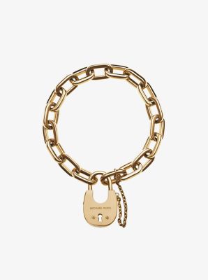 Gold-Tone Padlock Bracelet | Michael Kors