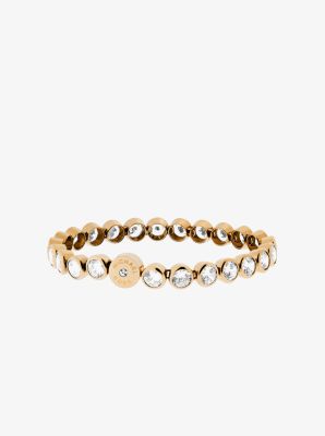 Michael kors gold on sale and diamond bracelet