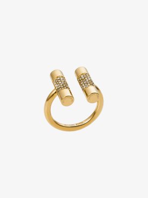 Michael kors pave barrel 2024 ring