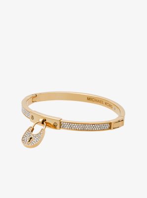 Michael kors leather padlock sales bracelet