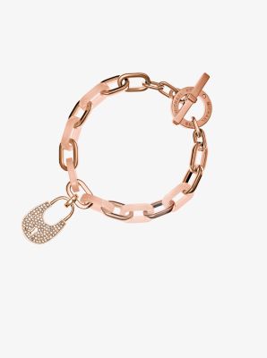 Michael kors deals padlock toggle bracelet