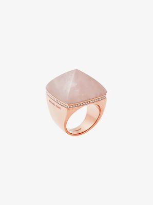 Rose Gold-Tone Pyramid Ring | Michael Kors