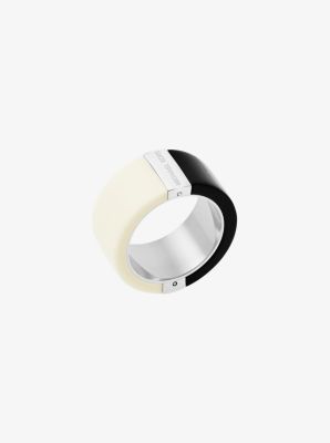 Silver-Tone Color-Block Ring | Michael Kors