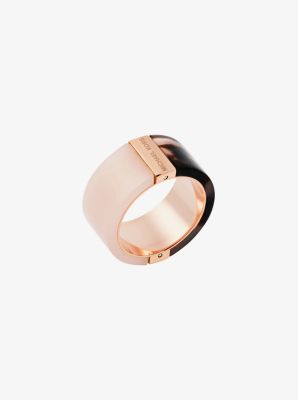 Michael kors rose hot sale gold arrow ring