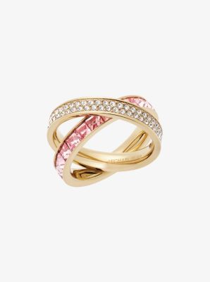 Pav Gold Tone Eternity Ring Michael Kors Canada