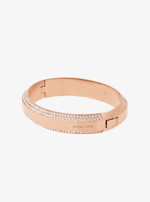 Michael kors pave rose cheap gold bracelet