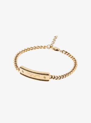 Michael kors shop plaque bracelet