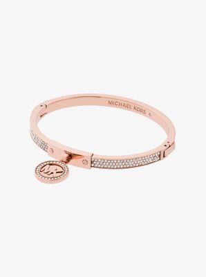 michael kors rose gold charm bracelet