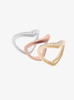 Michael kors best sale tri colour ring