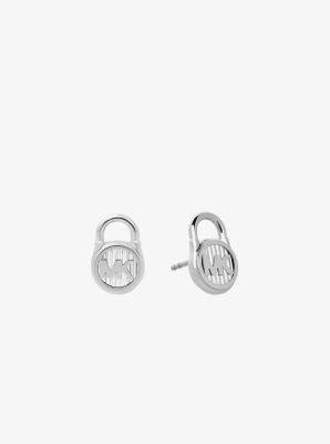 Michael kors hot sale lock earrings