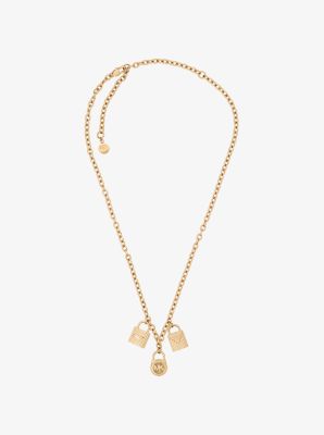 Michael kors hot sale charm necklace