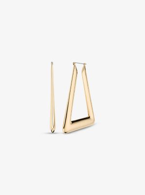 Michael kors cheap triangle earrings