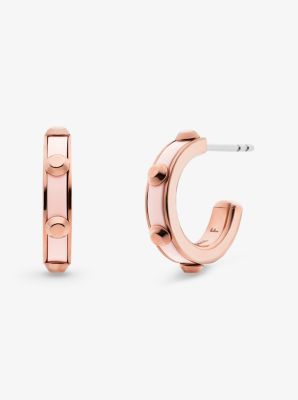 michael kors rose gold earrings sale