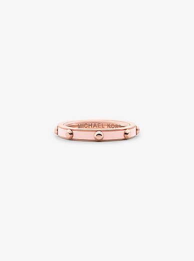 Rose Gold-plated And Acetate Ring | Kors