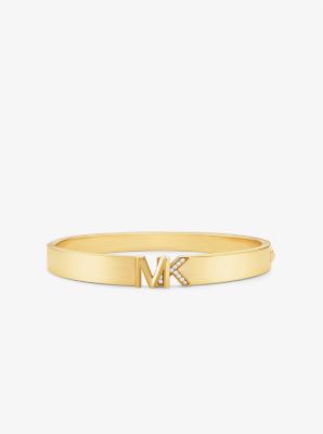 Michael Kors MK Mott Logo Signature Bangle Bracelet