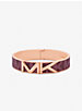 Bracelet Mott rose doré à logo de signature image number 0