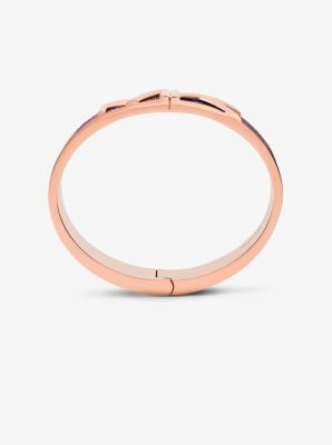 Michael kors rose hot sale gold bangle