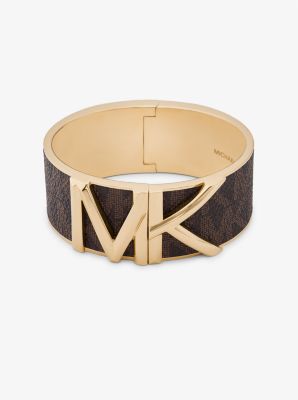 Fulton Gold-Tone Logo Bangle | Michael Kors