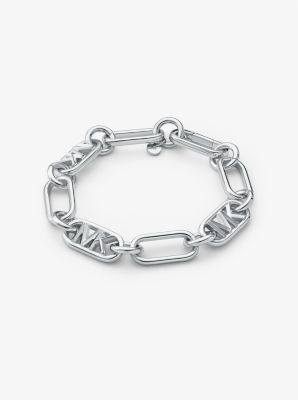 Precious Metal-Plated Brass Chain Link Bracelet image number 0