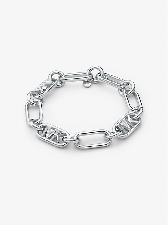 Precious Metal-Plated Brass Chain Link Bracelet image number 0