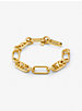 Precious Metal-Plated Brass Chain Link Bracelet image number 1