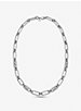 Precious Metal-Plated Brass Chain Link Necklace image number 0