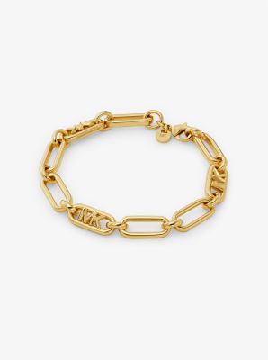 Michael kors gold store chain link bracelet