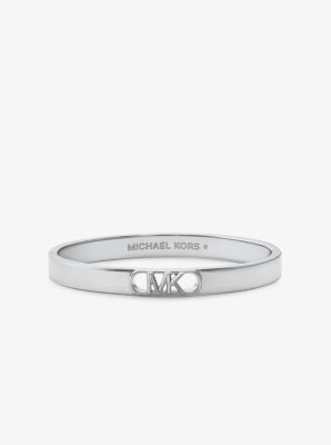 Precious Metal Plated Brass Empire Logo Bangle