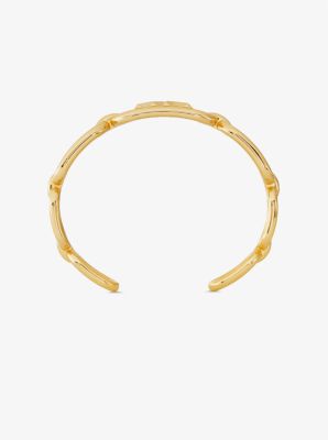 Michael Kors Plated Empire Link Chain Necklace - Gold