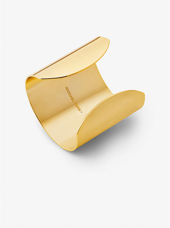 Precious Metal-Plated Brass Cuff image number 1
