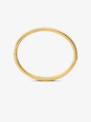 Pulsera r&iacute;gida de lat&oacute;n chapada en metal precioso in DORADO | Michael Kors