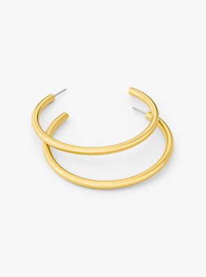 Michael kors large hoop earrings online