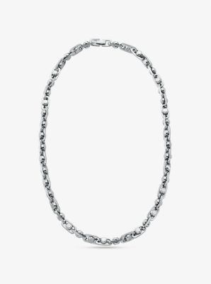 Astor Medium Precious Metal Plated Brass Link Necklace