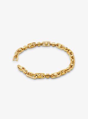 Astor Link Precious Metal-Plated Brass Bracelet