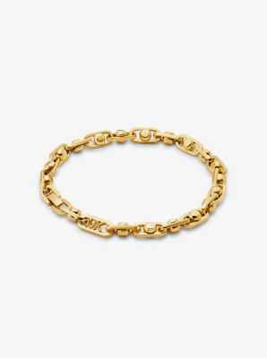 Astor Link Precious Metal-Plated Brass Bracelet