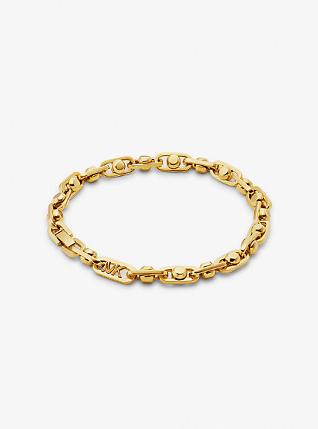 마이클 코어스 Michaelkors Astor Precious Metal-Plated Brass Link Bracelet,GOLD