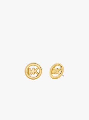 Kleine Ohrstecker mit Logo-Detail in GOLDTON | Michael Kors