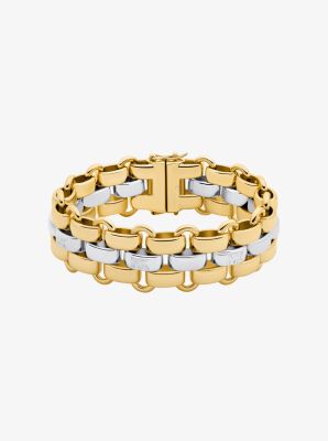Two-Tone 3-Link Bracelet