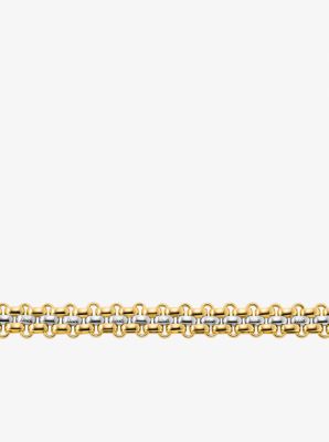 Two-Tone 3-Link Necklace