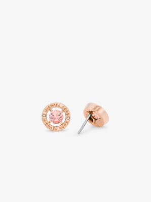 Pavé Halo Stud Earrings image number 1