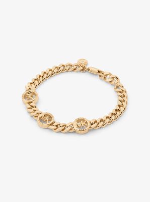 Greenwich Precious Metal-Plated Brass Curb Link Bracelet image number 0