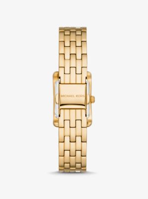 Mini Monroe Pavé Gold-Tone Watch image number 2
