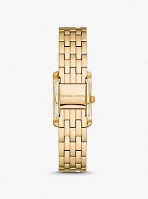 Mini Monroe Pavé Gold-Tone Watch