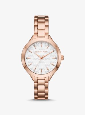 Montre Aspyn de ton or rose image number 0