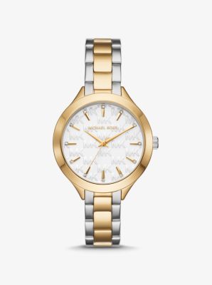 Aspyn Two-Tone Watch