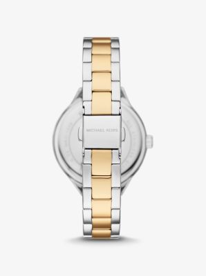 Aspyn Two-Tone Watch