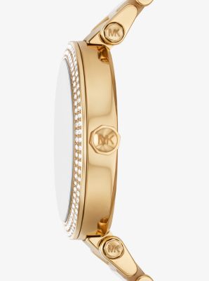 Parker Pavé Gold-Tone Acetate Watch image number 1