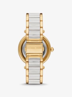 Parker Pavé Gold-Tone Acetate Watch | Michael Kors [US]