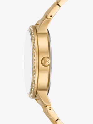 Melissa Pavé Gold-Tone Watch image number 1