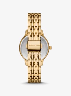 Melissa Pavé Gold-Tone Watch